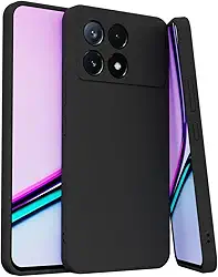 Capa Capinha Case Para Motorola G56 Silicone Forro Aveludado Proteção Premium (PRETO)