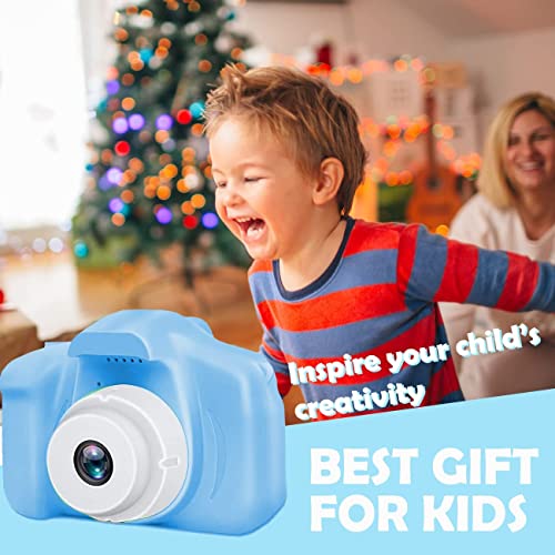 Image of CADDLE & TOES Kids Camera for Girls Boys, Kids Selfie Camera Toy 13MP 1080P HD Digital Video Camera for Toddler, Christmas Birthday Gifts for 4-10 Years Old Children (4GB, Blue)