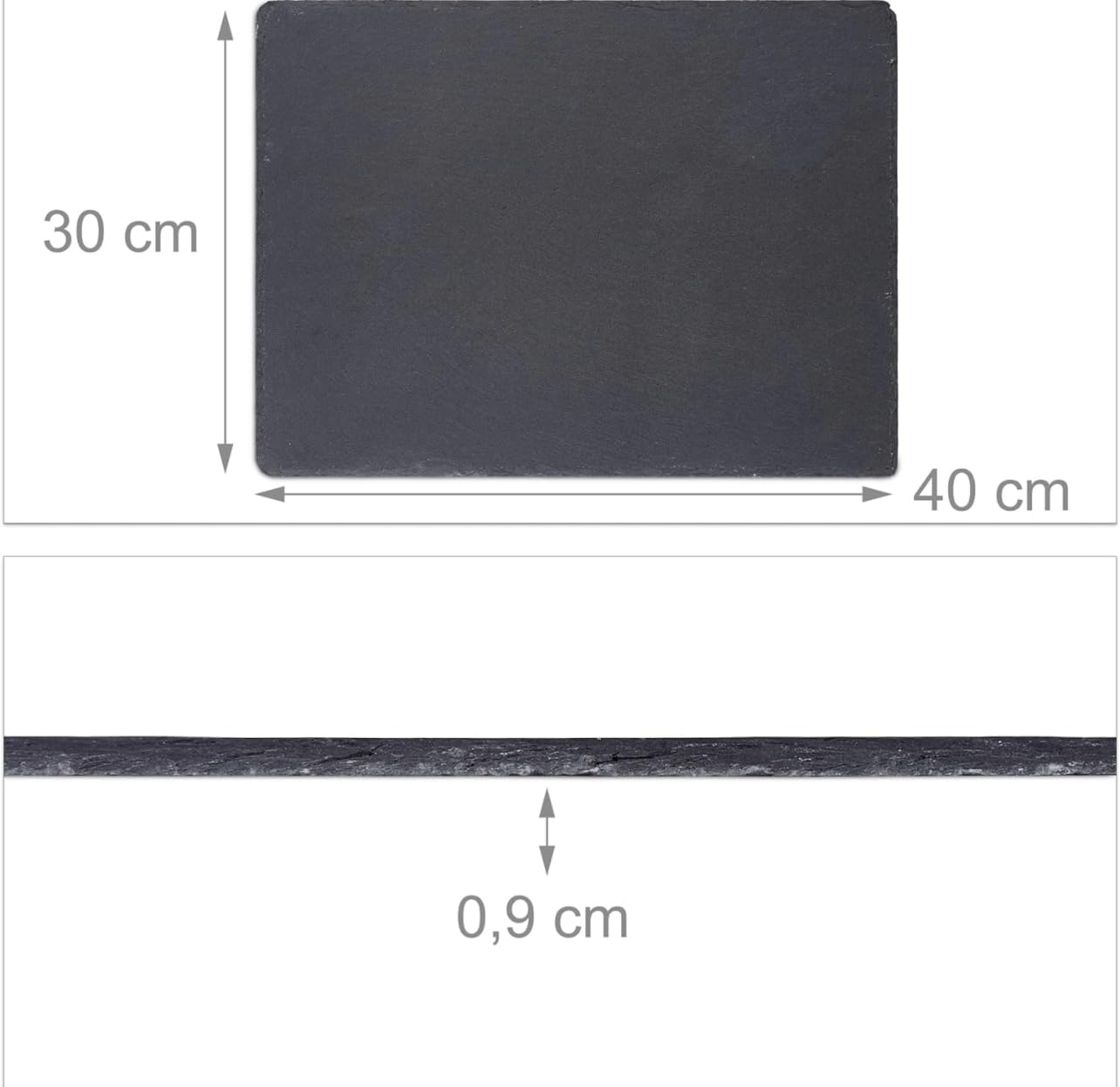 Planche à découper en ardoise 30 x 40 (6 pièces)