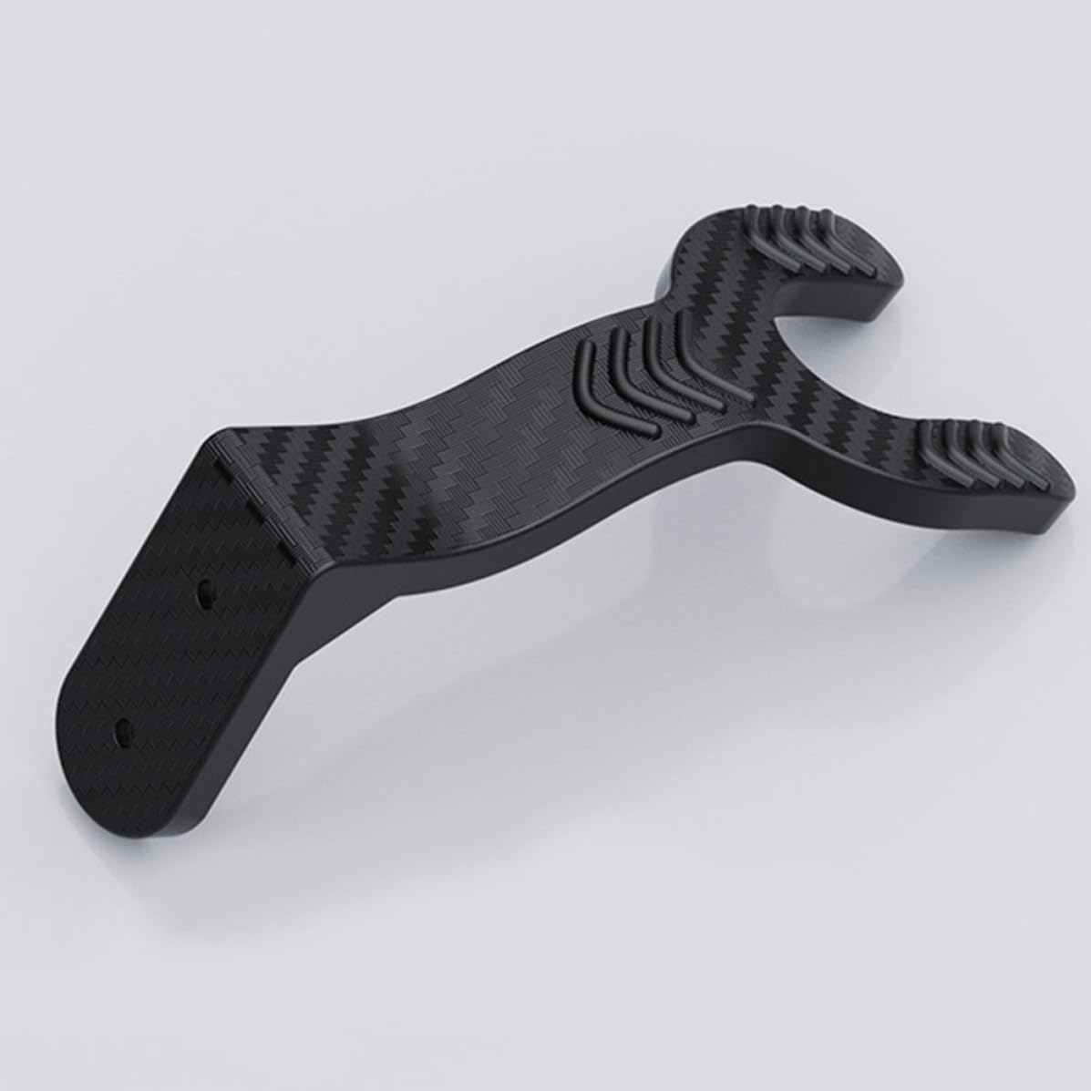 Cabilock 8 Stück Helmaufhänger Wandhaken aus Abs Schwarz für Hut und | Wandmontage, ohne Bohren, Platzsparend für Aufbewahrung, Schlichtes Design, für Hüte und Jacken