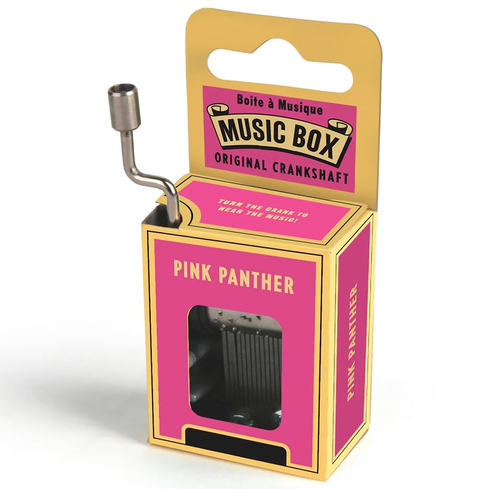 That's Crackers! Pink Panther | Wind & Listen Mini Music Box | Little Gift | Cracker Filler