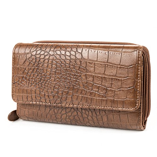 MUNDI Big Fat Wallet,Brown,one size