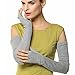 Warmen Women's Super Long Fingerless Anti-uv Sun Protection Golf Driving Sports Arm Sun Sleeves Gloves