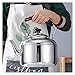 NVeeus Kettle Stove Top Kettle Stainless Steel Silver Kettle with Ergonomic Heat-Handle for All Stoves Kettle for Gas Hob,Whistle Kettle/a/6.5L