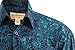 Johari West Men's Button-Down Short Sleeve Shirt, Indo Sapphire (Sapphire, Large)