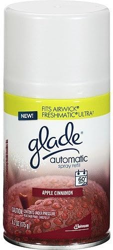 Glade Apple Cinnamon Automatic Spray Refill 6.2 Oz (Pack of 3)