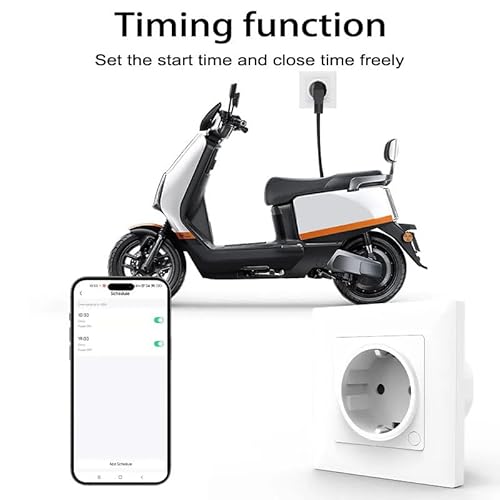 proAMEDEN Enchufe Inteligente WiFi 16A 2.4GHz Compacto, Monitor de Consumo, Control Horario y Parental, Compatible con Alexa y Google Home, App Tuya/Smart Life, Fácil Instalación, Temporizador 1/un - imagen 6