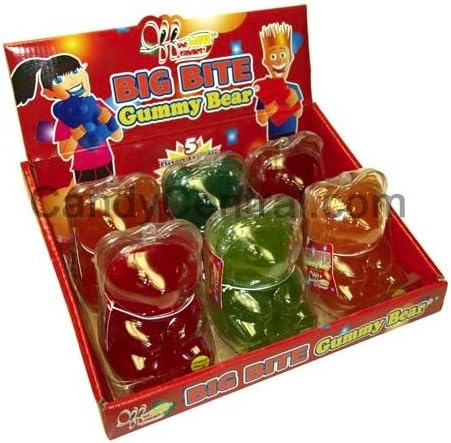 Big Bite Giant Gummy Bear - 6 Pack Box