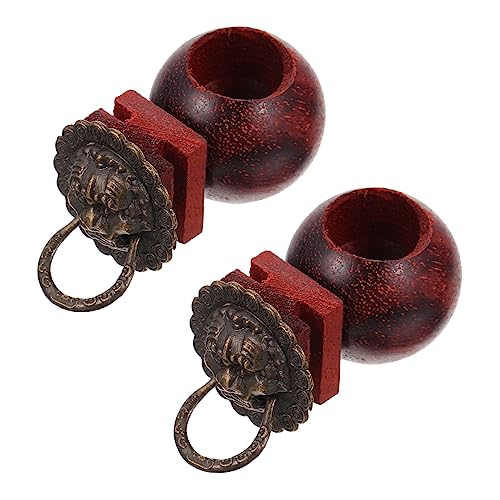 ORFOFE 2個 バッタフードボウル ヘビの檻 食品容器 クリケットの食べ物 檻の生息地 ケージ用鳥の餌箱 フィーダ クリケット用具 ラック クモのテラリウム クリケットウォーターボトル 木製