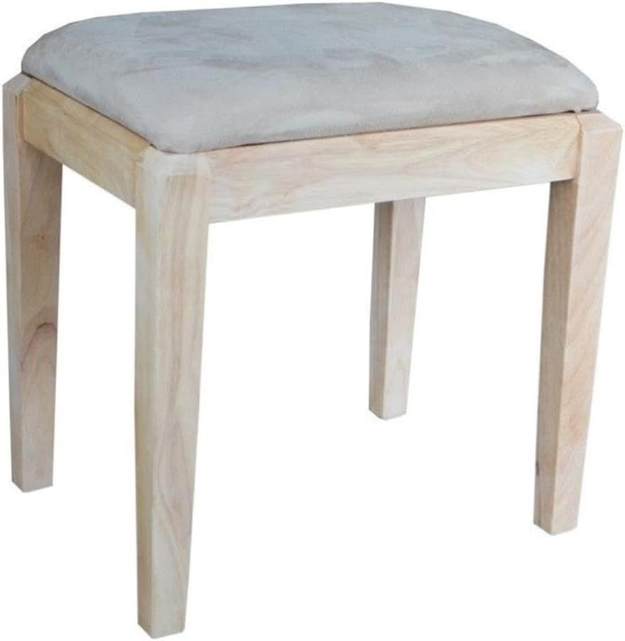 International Concepts Unfinished Vanity Bench, Unfinished