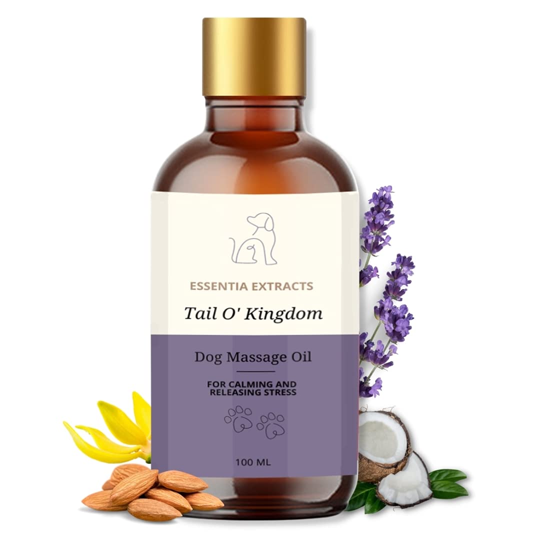 ESSENTIA EXTRACTS Combo Of 2 Dog Massage Oils For Calming & Relieving Stress, Relaxant & Soothing, 200Ml (Pack Of 2, 100Ml + 100Ml) (B095N47SMG) Amazon Price History, Amazon Price Tracker