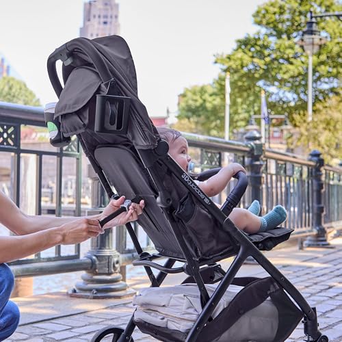 Image of Ingenuity 3Dquickclose CS+ Compact Fold Stroller - Lightweight Stroller with Oversized Canopy, Extra-Large Storage and Compact Fold, Black
