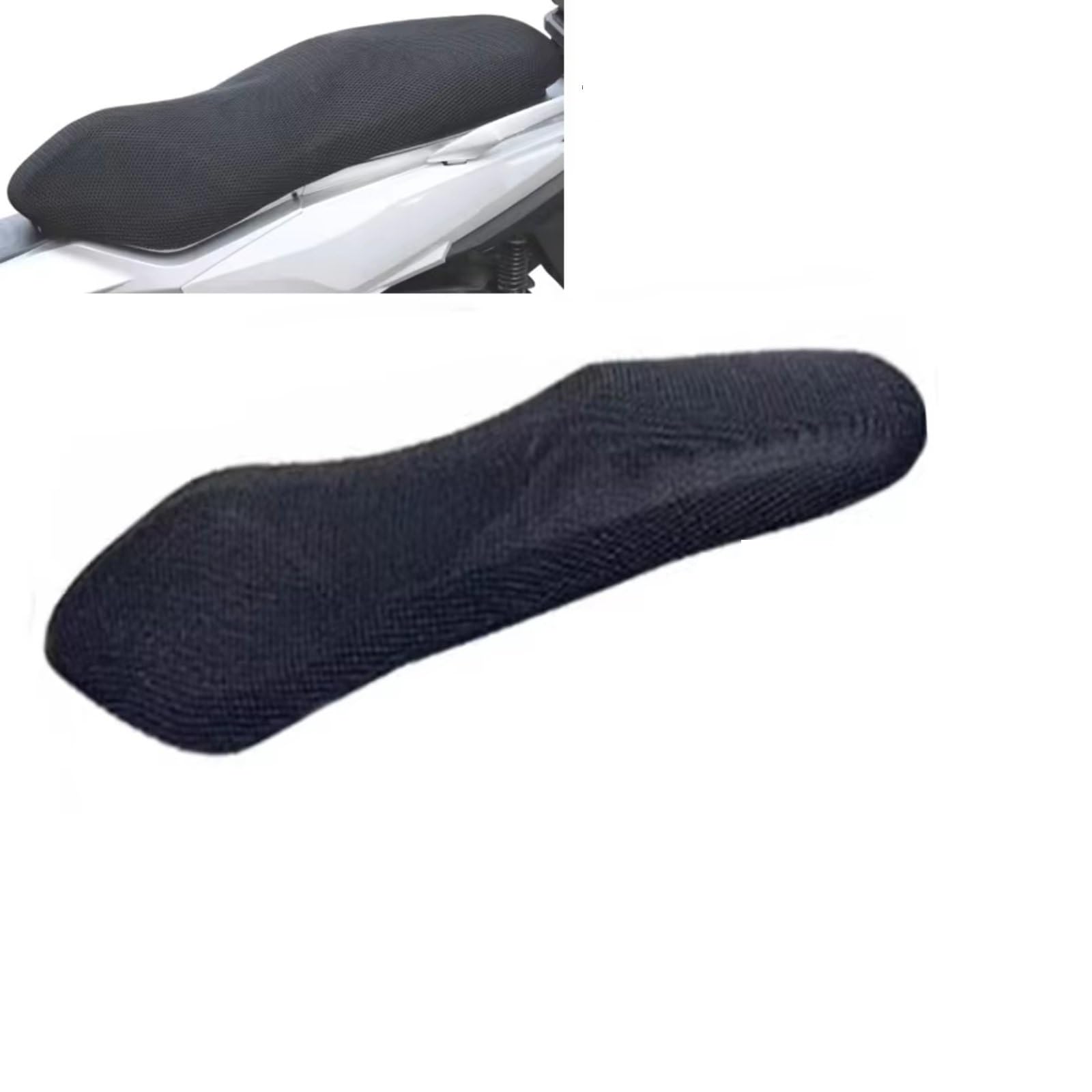 Fodera Per Cuscino Per Sedile Moto Compatibile Con ZONTES 350E 350e 350D 350M Protezione Traspirante A Nido D'ape(Type 2)