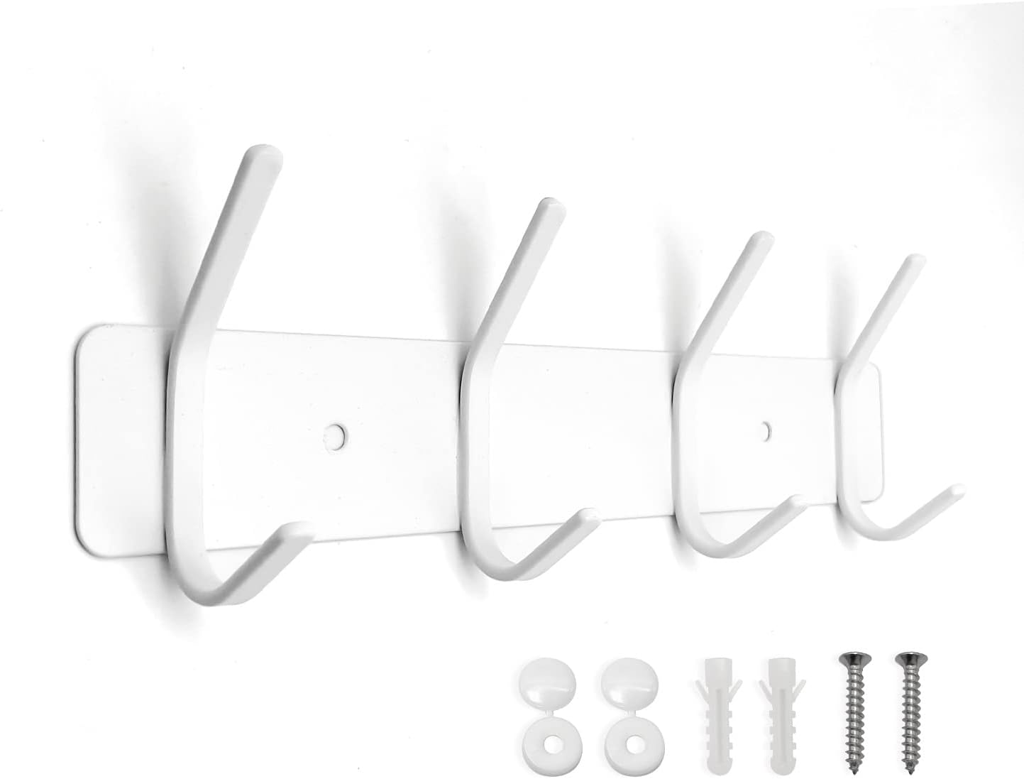 SYPEN Coat Hooks Wall Mounted, Heavy Duty Coat Rack, Metal Wall Hooks