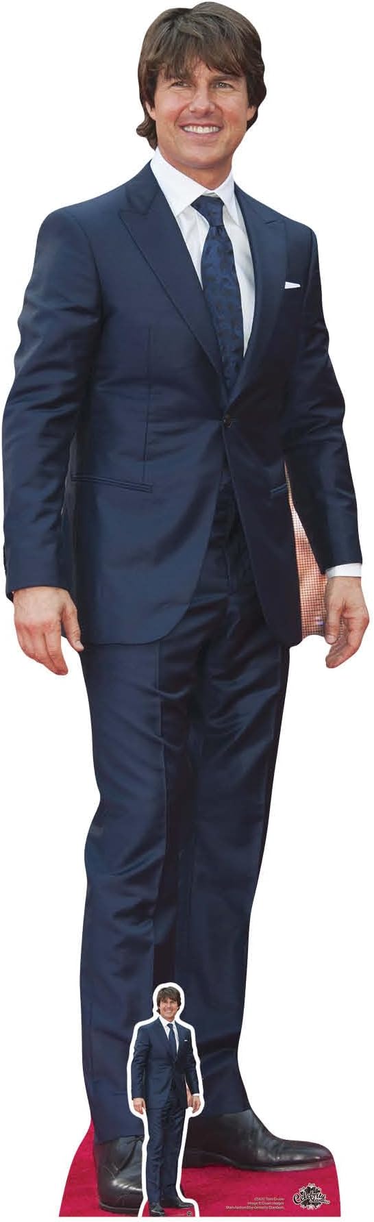 Star Cutouts Ltd CS637 Star Cutouts Tom Cruise Life Size Cardboard Cut Out, Multi-Colour, 170 x 51 x 170 cm