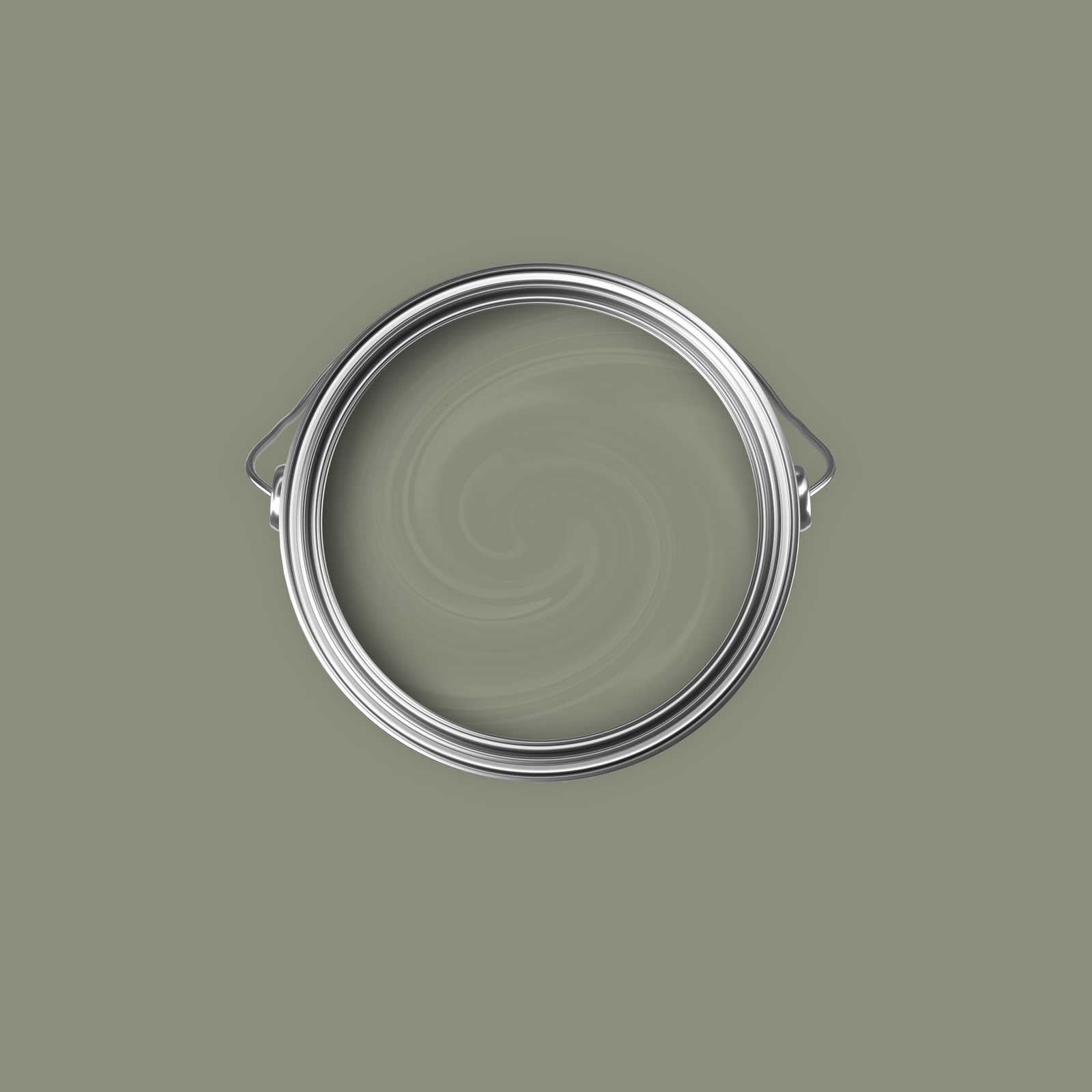 Luxury - Pintura de pared (2,5 L), color gris, verde oliva
