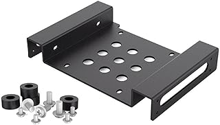 2.5'' Or 3.5'' to 5.25" HDD Mounting Bracket Adapter Mounting Hard Drive Holder for PC Laptop Excellent Heat Dispersion Hard Drive Bracket