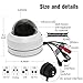 Dome Camera,LEFTEK Mini PTZ Camera RS485 HD Analog 1080P 4X Zoom(2.8-12mm) 65ft IR Distance Outdoor High Speed Dome Camera IP66 Weatherproof Anti-Explosion PTZ Camera-AHD/TVI/CVI/CVBS 4 in 1