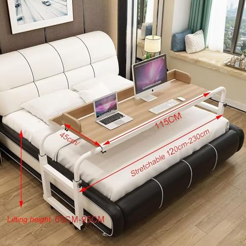 Plateau de nourriture et bureau de lit roulant pour espace restreint - 3