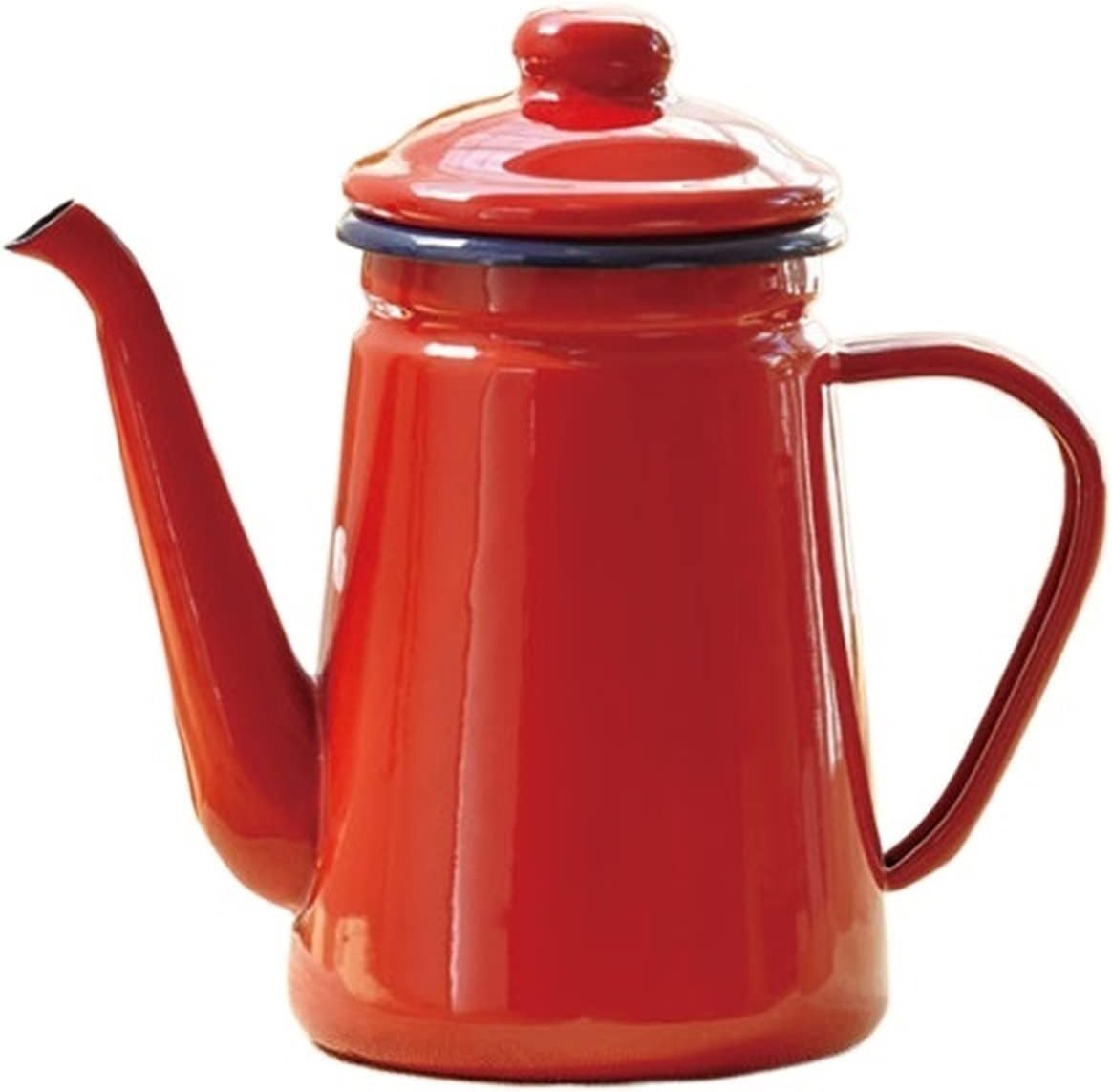 KOWMkfh Percolator Coffee Pot Enamel Coffee Pot, Milk jug