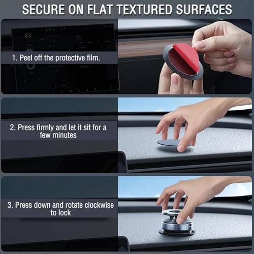 JXBCGAL Soporte Móvil Coche para Magsafe, Rotación 360°, Soporte Magnético para Teléfono de Coche, Accesorios para Coche Compatible con iPhone 16/15/14/13/12 y Todos los Smartphones - imagen 5