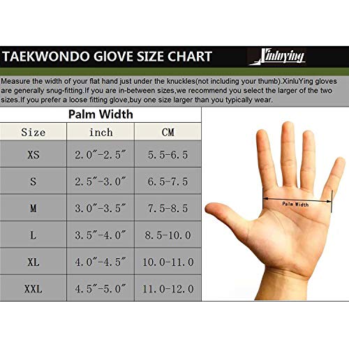 Xinluying Punch Bag Boxing Martial Arts Mma Sparring Grappling Muay Thai Taekwondo Training Pu Leather Wrist Wraps Gloves Black S #TOP5