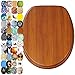 Produktbild Sanilo WC Sitz mit Absenkautomatik, viele schöne Toilettendeckel zur Auswahl, hochwertige und stabile Qualität aus Holz (Mahagoni)