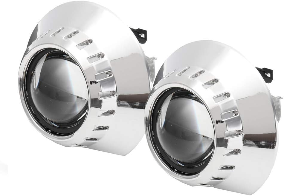 Remaxm 1 Pair 2.5 Inch Bi-xenon HID H1 Headlight Projector Lens Retrofit Beam for BMW E46