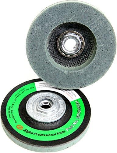 Alpha PVA VP Style 4-1/2” Polishing Pad with 5/8”-11 Hub - Medium 220 Grit