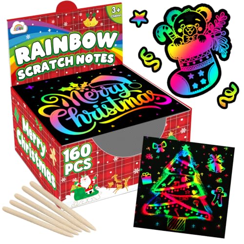 165-Piece ZMLM Rainbow Scratch Paper Art Set 4.99 + Free Shipping w/ Prime or on 35+ + 50% Off Code TIYBX94I - image 1