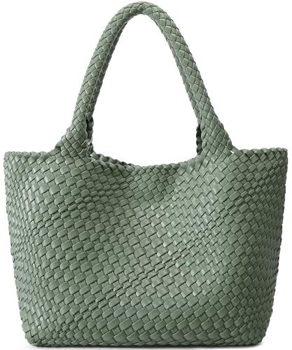 Image of Queenoris Shoulder Bags for Women, Fashion Purses and Handbags Top Handle Vegan Leather Shopper Satchel Large Travel Tote Bag | TOP HANDLE