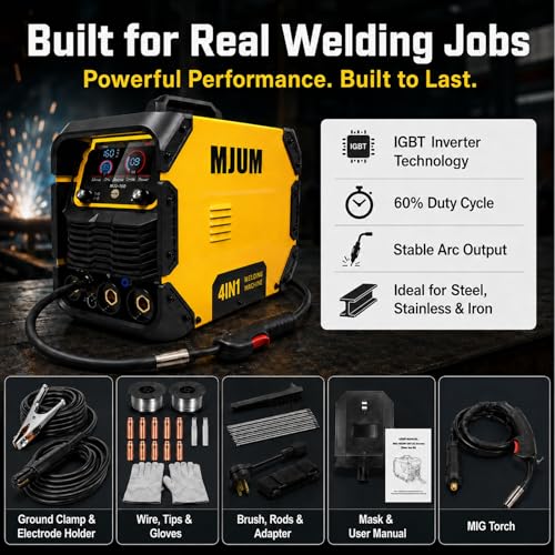 MJUM 160A 4-in-1 Dual Voltage Welder