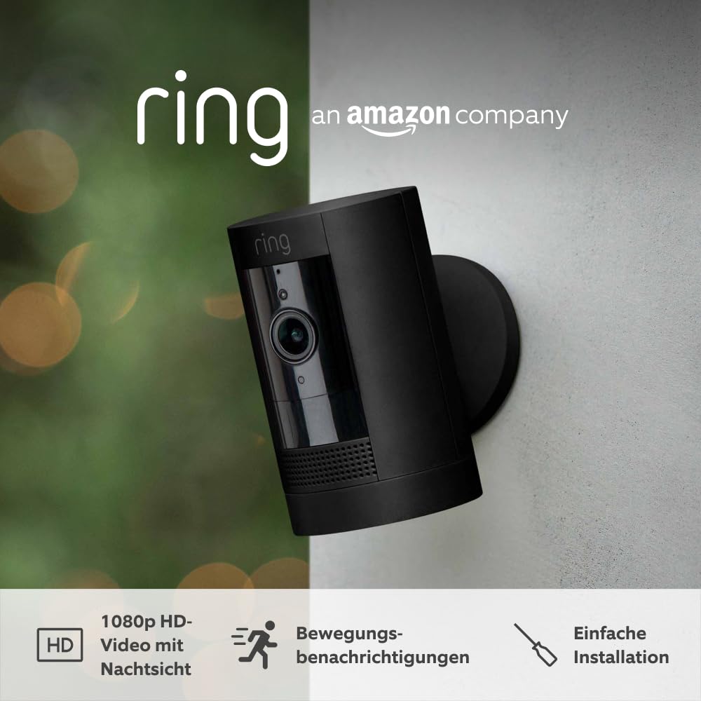 Zertifiziert und generalüberholt Ring Außenkamera Akku(Battery)|Überwachungskamera aussen mit… – Ansicht 2