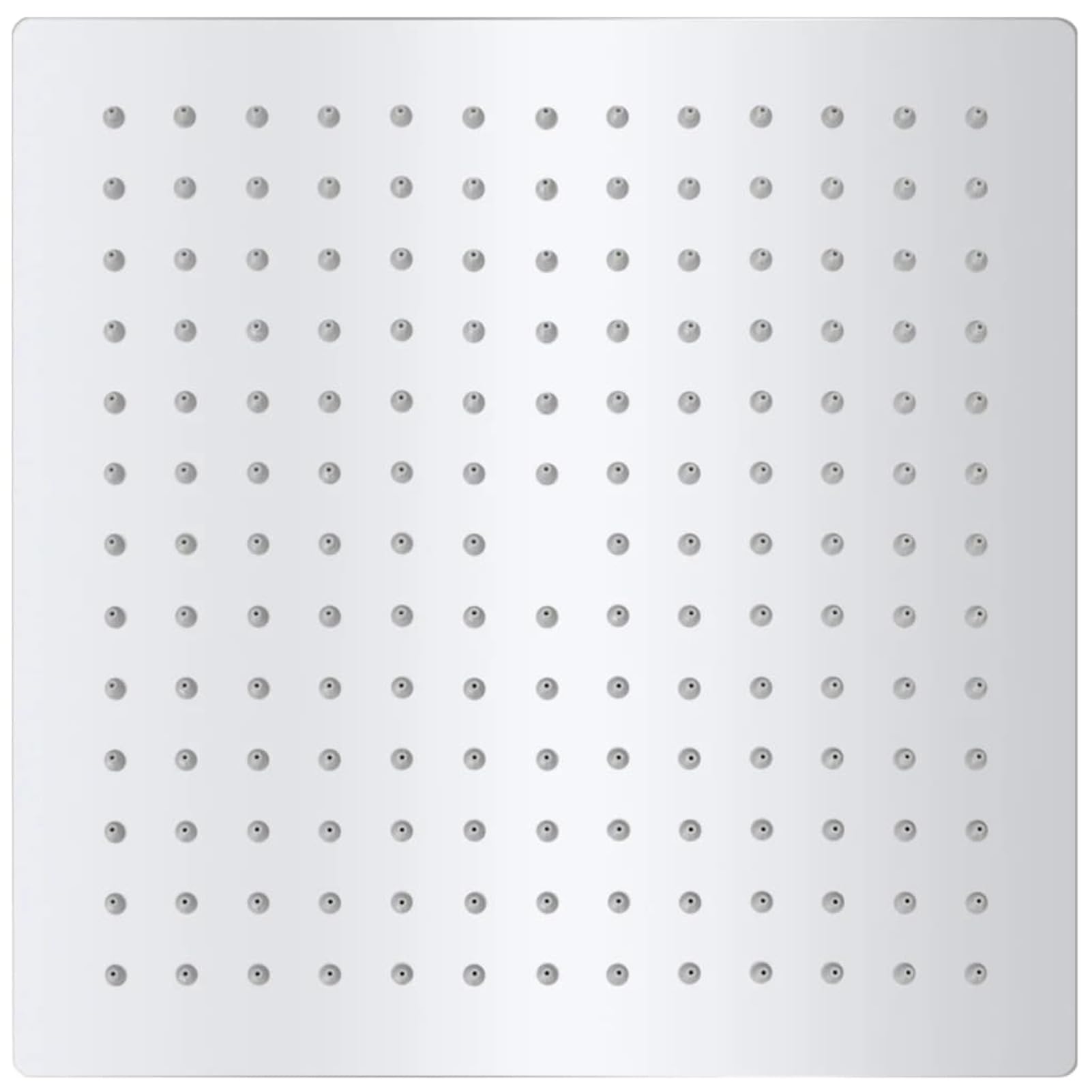 LAPOOH Testa Doccia a Pioggia in Acciaio Inossidabile 25x25 cm Quadrata,Testa Doccia a Pioggia,Doccia Soffione,Attrezzature per Bagni-142160
