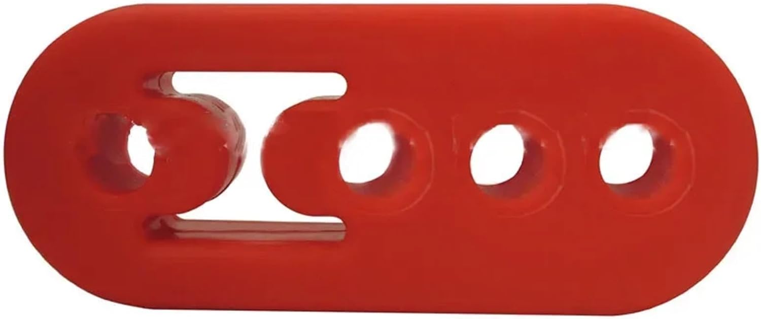 Rubber Exhaust Hanger 10PCS Universal 4 Holes Car Rubber Exhaust Tail Pipe Mount Brackets Hanger Insulator Rubber(10PCS Blue)