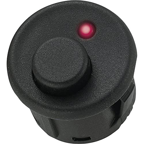 TRU Components DRUCKSCHALTER 6A 250V Off-ON ROT TC