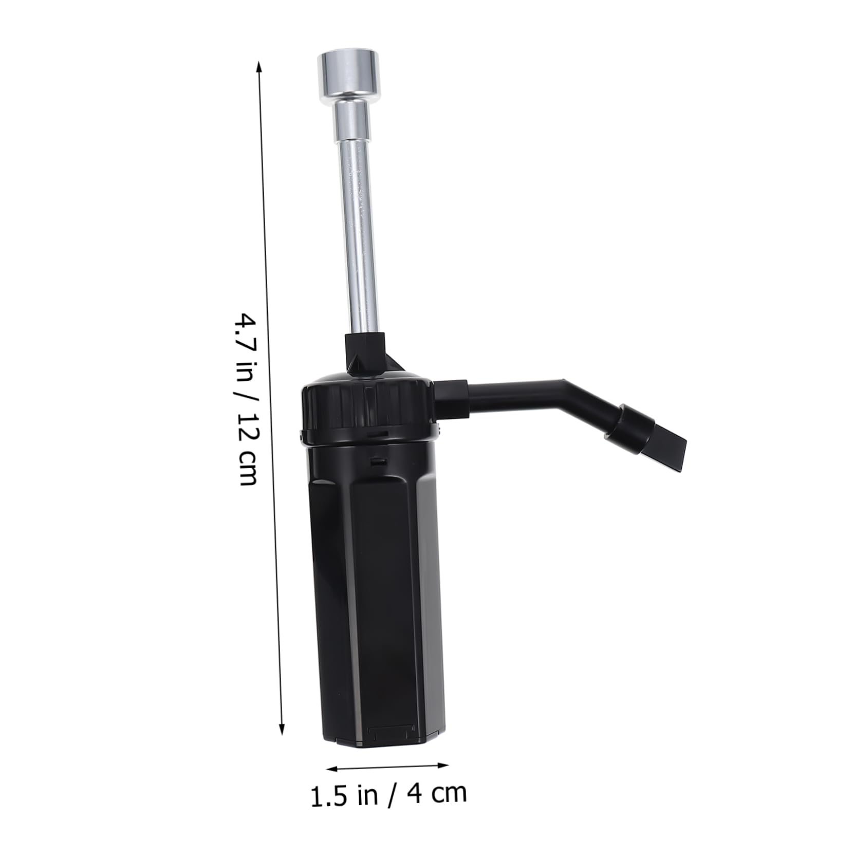 ORFOFE 1Pc Portable Food Smoker with Extension Tube Compact Kitchen Smoker for Indoor and Outdoor Use Food Grade Materials Easy to Use for Bbq and Restaurants Black