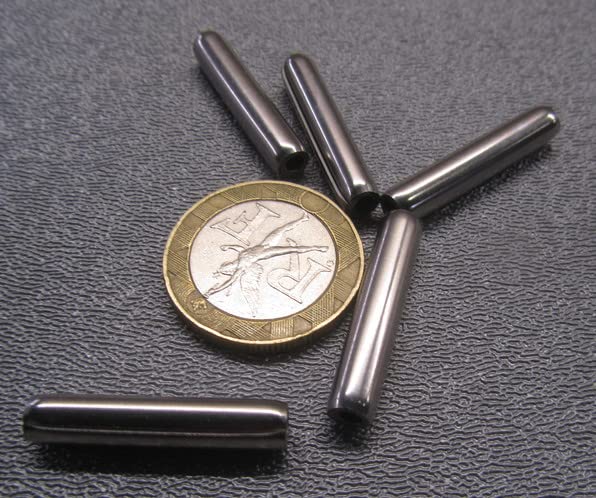 420 Stainless Steel Coiled Spring Pins, 3/16" Diameter x 1.00" Length, 20 pcs.