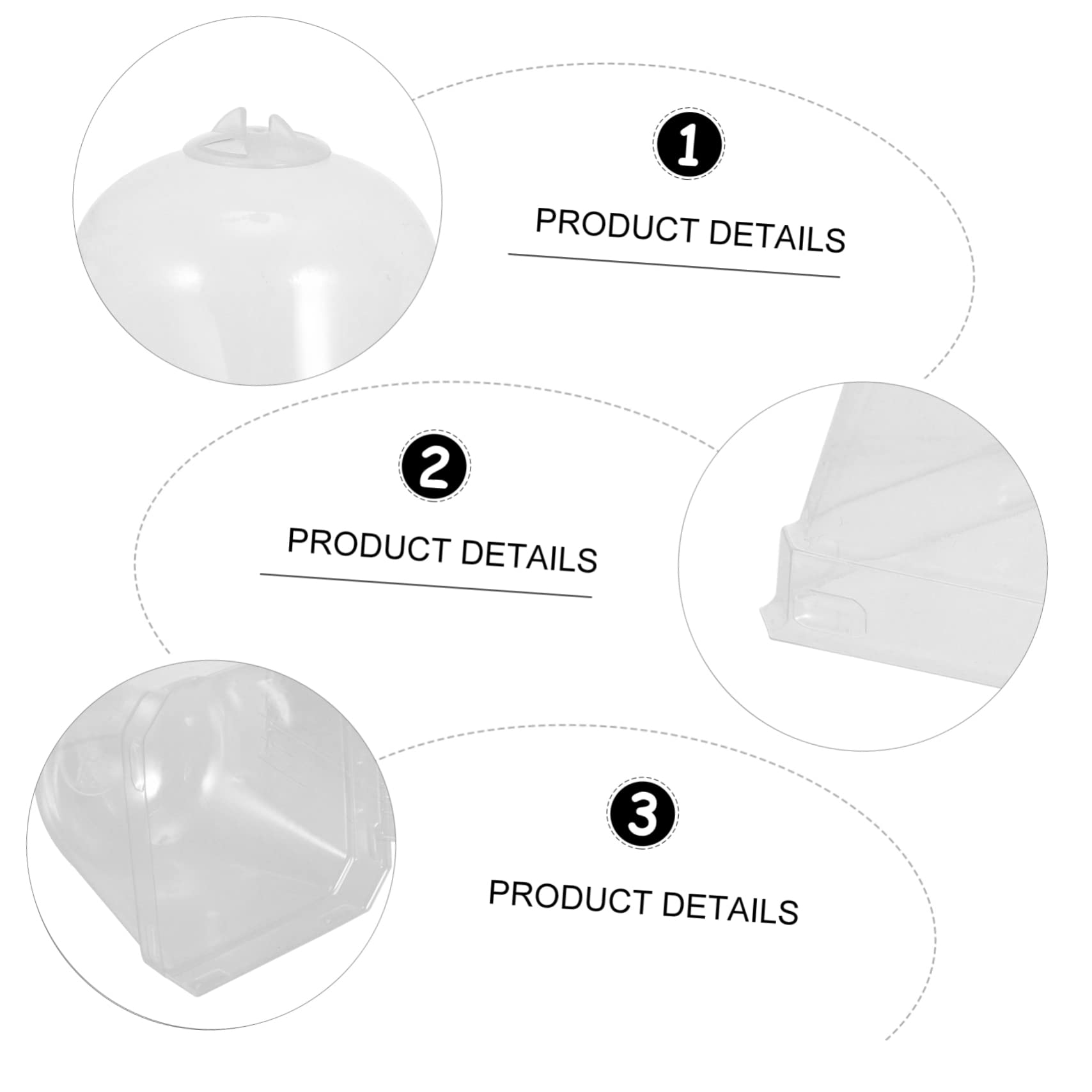 BESPORTBLE Cloche De Protection pour Plantes - Lot de 10 Cloches en Plastique Transparent pour Jardin - Et Potager Idéales Contre Le Gel Et pour La Germination des Semis Parfaites pour