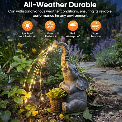 Solar Elephant Statue Light: 44% Off with Code E4ABM4O4 - Image 6
