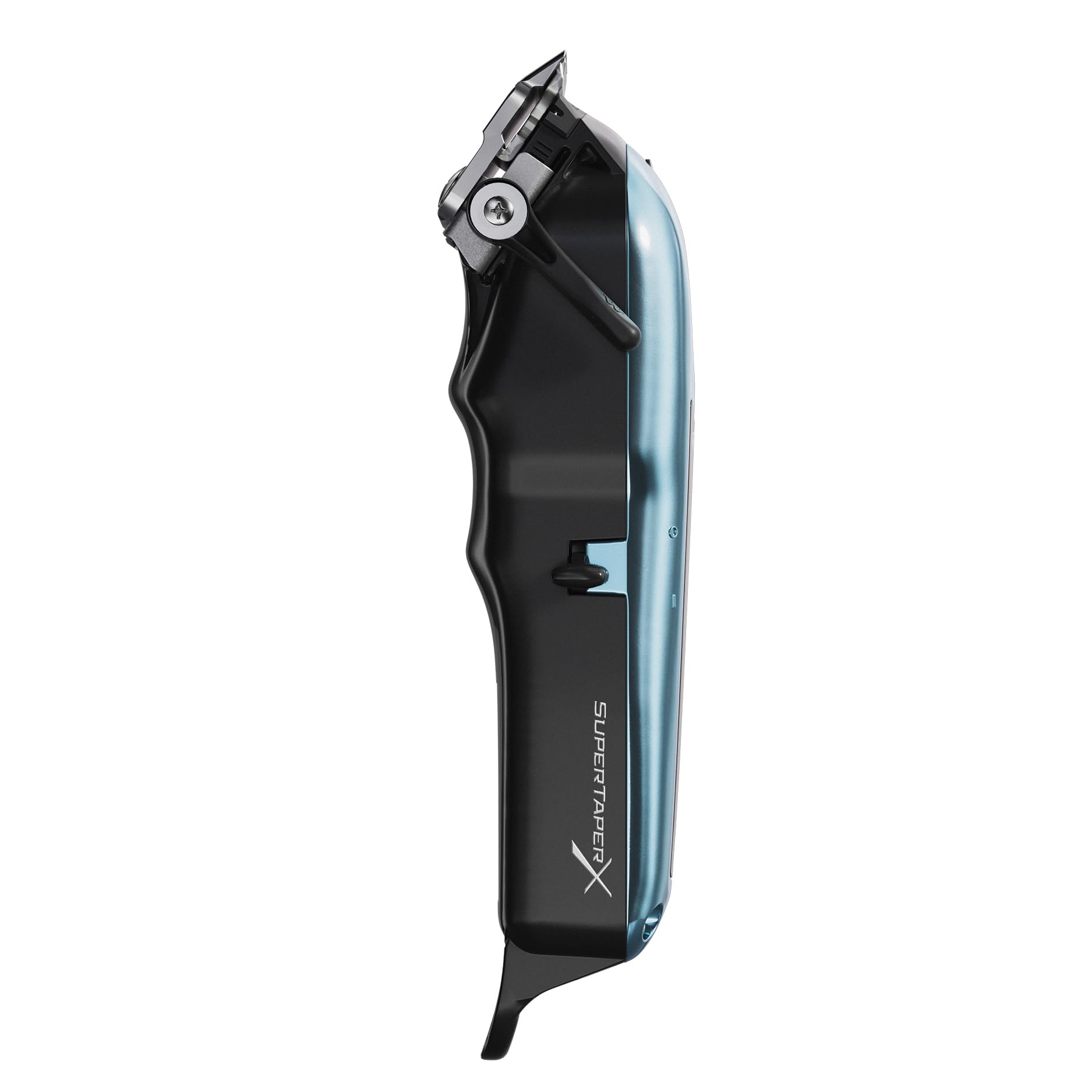 Wahl Super Taper X, Kabelgebunden- und kabelloses Kombigerät, Blau | Clipper mit T-Form-Klinge und versetzten Zähnen, Rotationsmotor 6500 U/min, Netz oder Akku, 100 Minuten Laufzeit