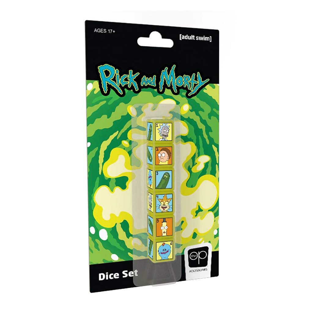 USAopoly AC085-434-002005-24 Rick and Morty Dice Set