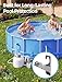 POOLHOUR 2 Pack Pool Pipe Holder for Above Ground Pools, Swimming Pool Hose Support Bracket for Intex Pools, Pool Accessories to Prevent Pipe Sagging