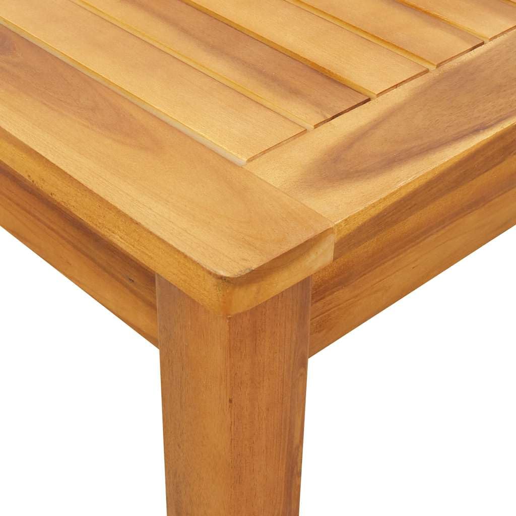 Tavolo da pranzo da giardino, in legno massiccio di acacia, 180 x 90 x 75 cm | fascino rustico, robusto piano del tavolo, facile da pulire, ideale per terrazza