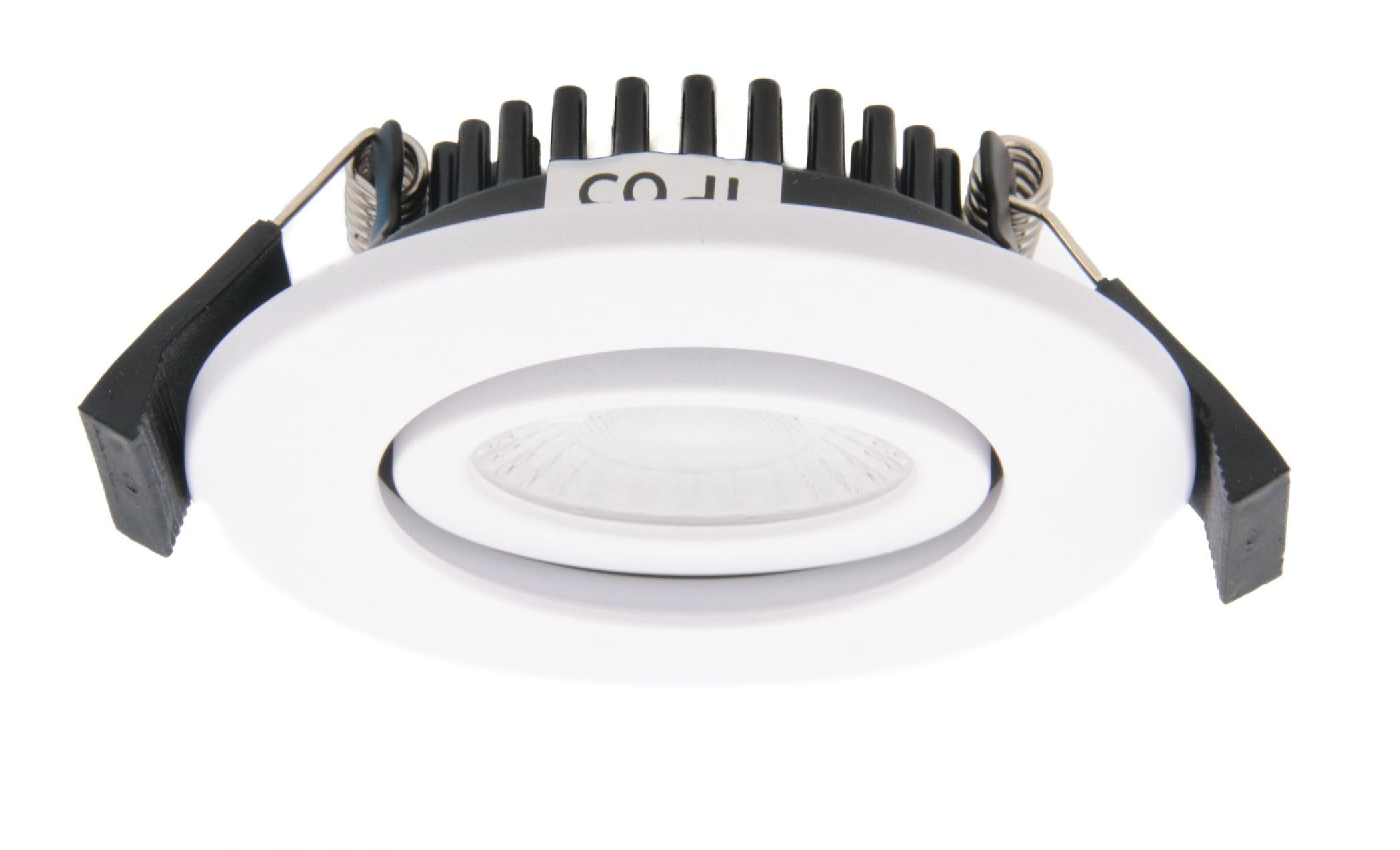 Forum Matt White Spa Como Fire-Rated Ip65 5W Led Tiltable Bathroom Downlight | | Steel | 31Mm