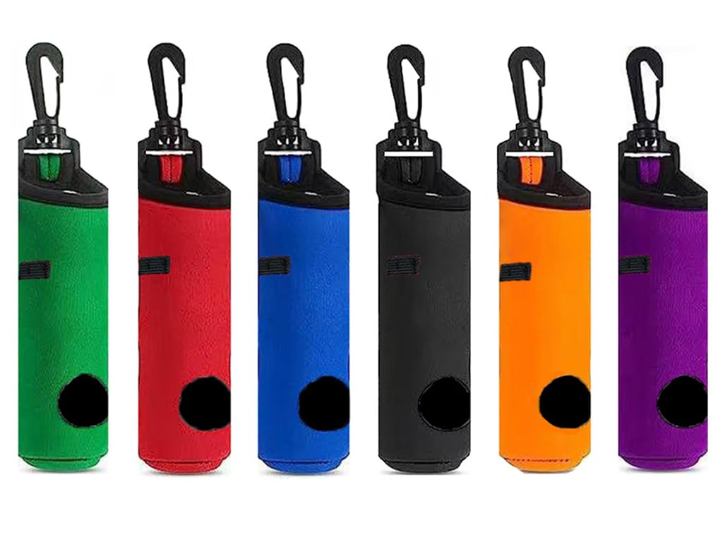 Bolsa de Golf con Clip para 3 Pelotas - Almacenamiento y Transporte de Accesorios
