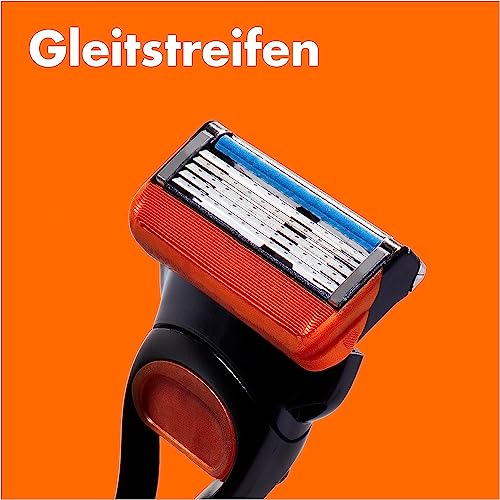 Gillette Fusion 5 Nassrasierer Herren, Rasierer + 4 Rasierklingen mit 5-fach Klinge, Geschenk für Männer – Ansicht 3