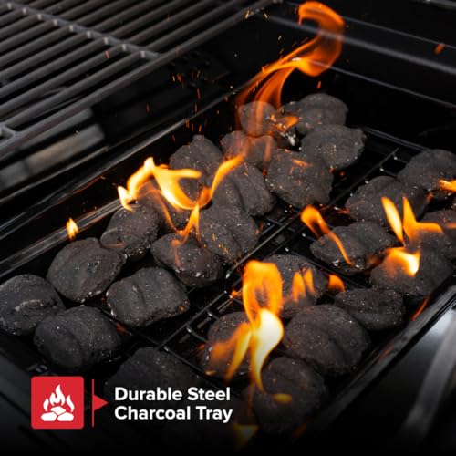 Image of Nexgrill 4-Burner Propane Gas Grill with 2-In-1 Charcoal Tray & Side Burner, Stainless Steel Frame, 626 SQ In Total Cooking Space, 60,000 BTUs, BBQ Grill Perfect for Outdoor Gatherings - 720-1141