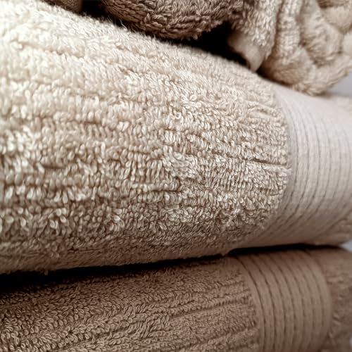 Jogo De Banho Buddemeyer - Toalha Fio Penteado Canelado - 100% Algodão - Kit Banho e Rosto - 4 Peças