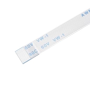 sourcing map FFC Flexible Flat Cable, 12 Pins 0.5mm Pitch 150mm 5pcs